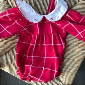 The Beaufort Bonnet Company Red Plaid Baby Bubble